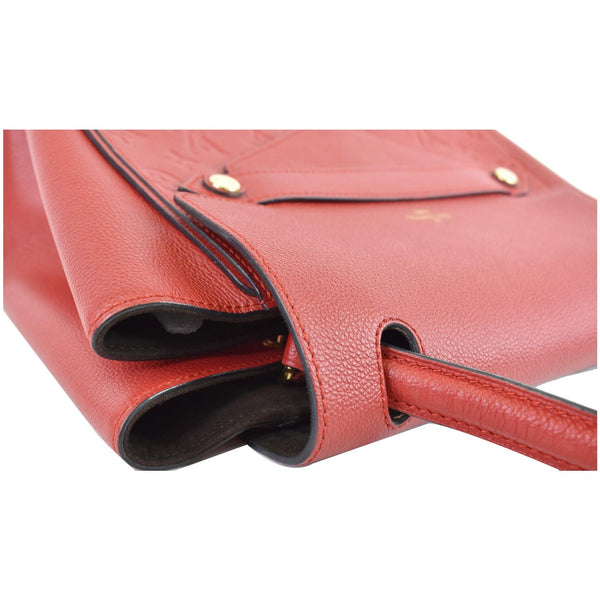 LOUIS VUITTON Trocadero Monogram Empreinte Leather Shoulder Bag Red