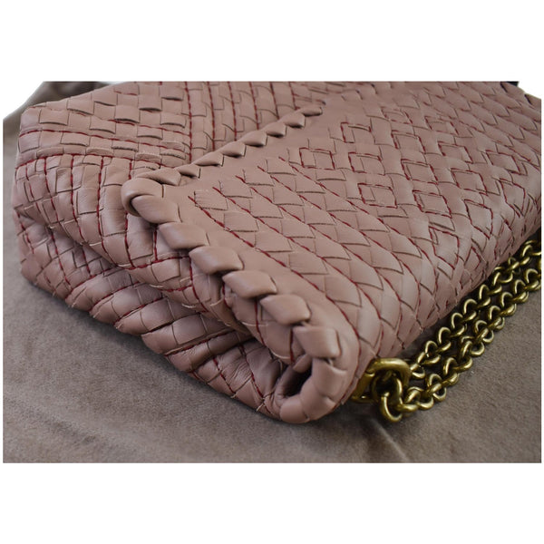 BOTTEGA VENETA Intrecciato Boutis Woven Small Nappa Leather Olimpia Bag Deco Rose - Last Call