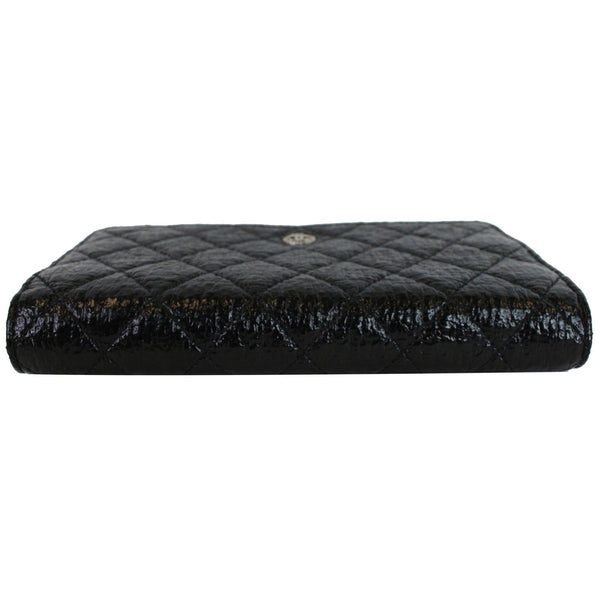 CHANEL CC Aged Lambskin Wallet on Chain WOC Crossbody Bag Black