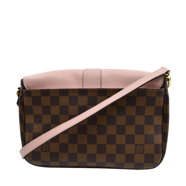 LOUIS VUITTON Clapton Damier Ebene Crossbody Bag Magnolia