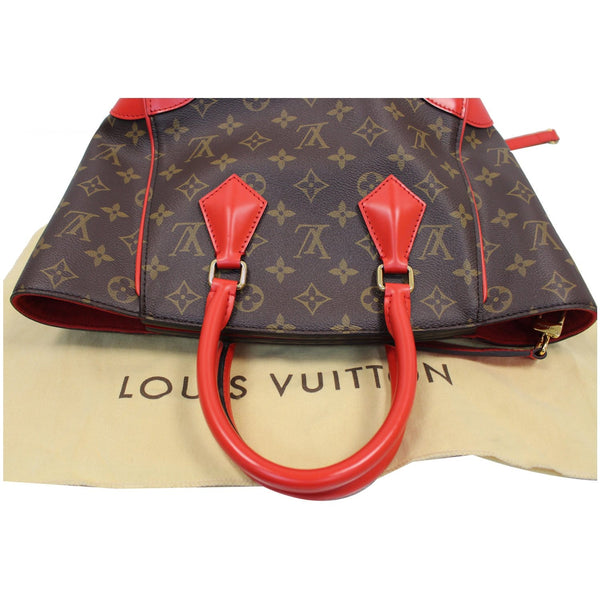 LOUIS VUITTON Phenix Monogram Canvas Shoulder Handbag Coquelicot