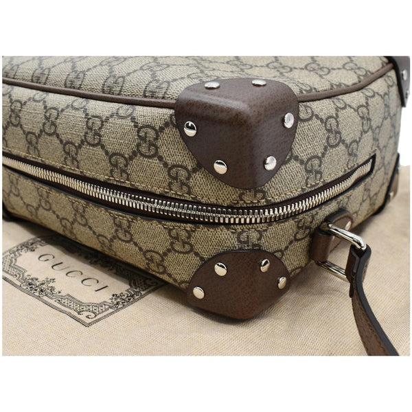 Gucci GG Supreme Monogram Canvas Shoulder Bag Beige color