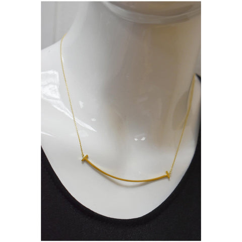 Tiffany & Co T Smile Large Pendant - Gold | Dallas Handbag