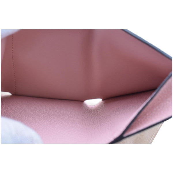 LOUIS VUITTON Zoe Compact Monogram Empreinte Wallet Rose Poudre