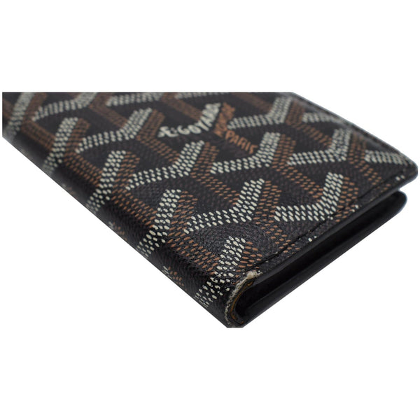 GOYARD Bi-Fold Coated Canvas Wallet Black