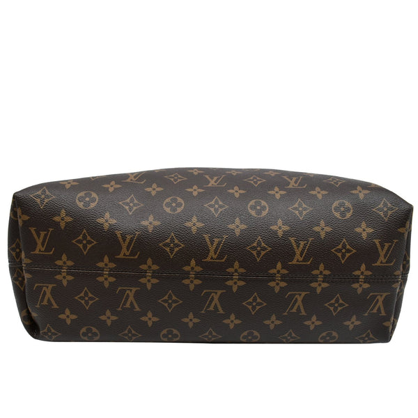 LOUIS VUITTON Graceful MM Monogram Canvas Shoulder Bag Brown