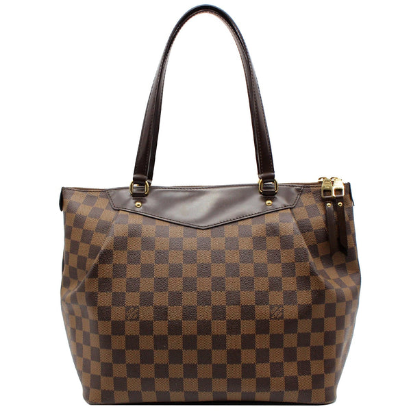 LOUIS VUITTON Westminster GM Damier Ebene Tote Shoulder Bag Brown