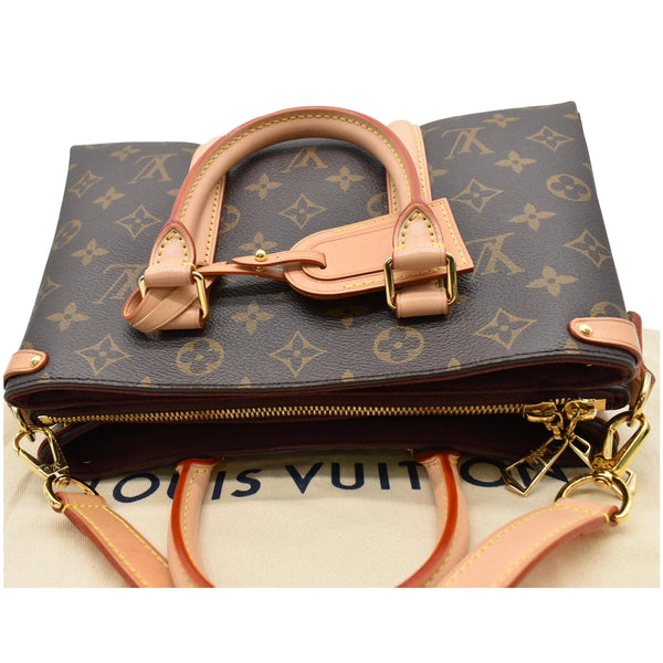 LOUIS VUITTON Soufflot BB Monogram Canvas Shoulder Crossbody Bag Brown