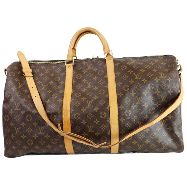 Louis Vuitton Keepall 60 Monogram Canvas Travel Bag front view