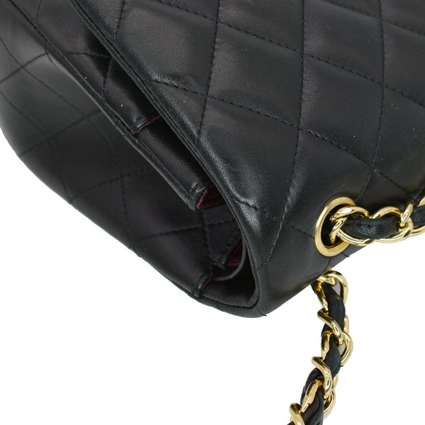 CHANEL Classic Jumbo Double Flap Lambskin Leather Shoulder Bag Black 24752035 - Hot Deals