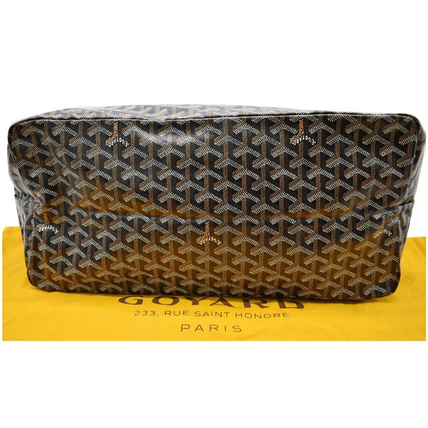 GOYARD Goyardine Saint Louis GM Tote Shoulder Bag Black
