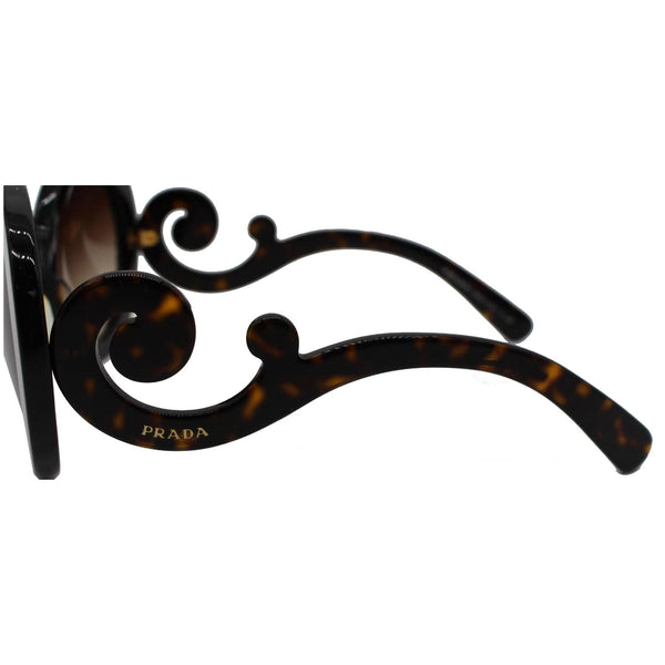 PRADA SPR 27N 2AU-6S1 Baroque Havana Sunglasses Brown Gradient Lens