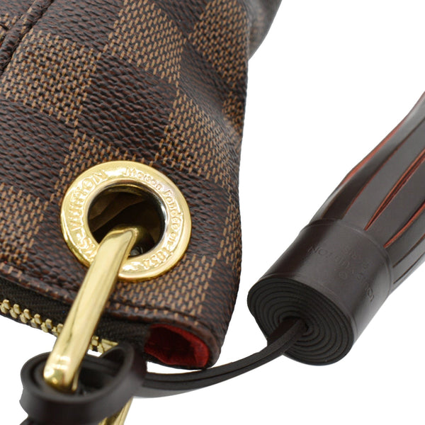 LOUIS VUITTON South Bank Besace Damier Ebene Crossbody Bag Brown