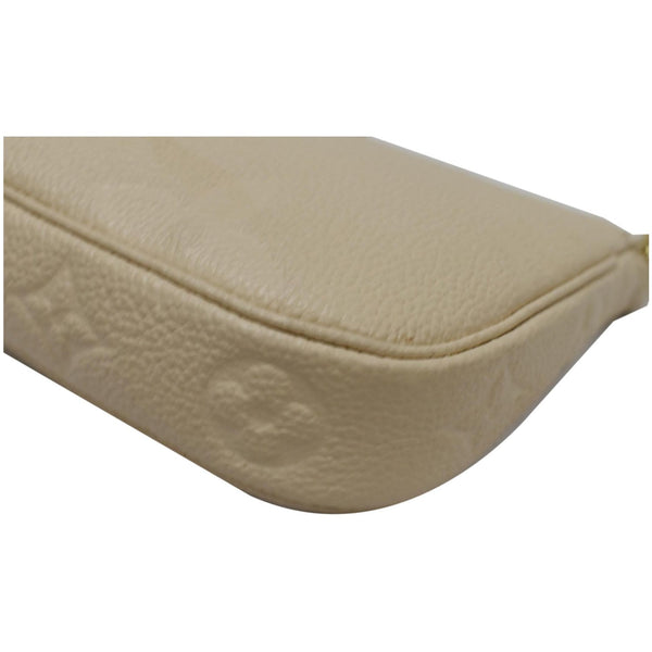 LOUIS VUITTON Multi Pochette Accessories Empreinte Bag Cream