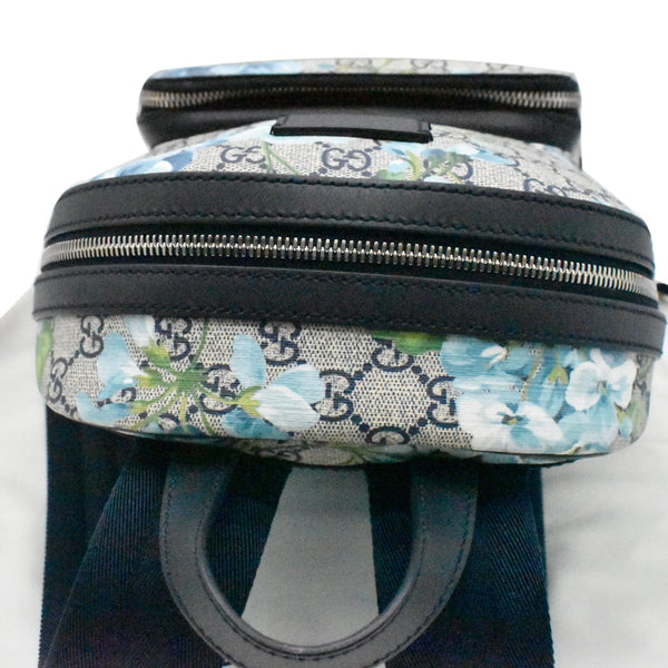 Gucci Blooms GG Supreme Monogram Backpack Blue - DDH