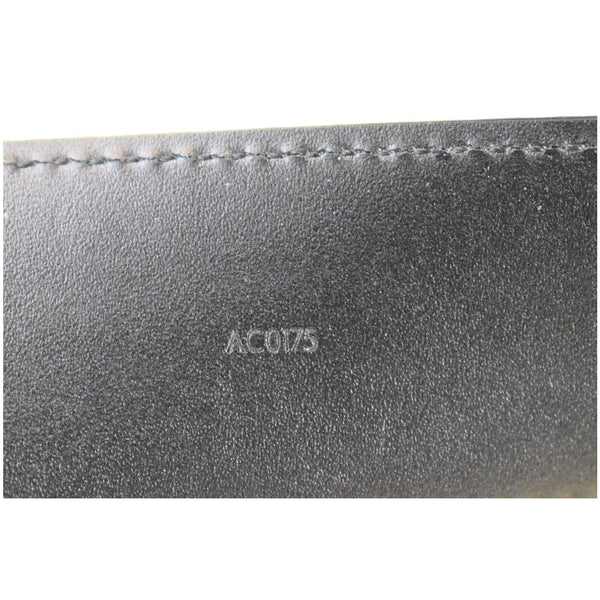Louis Vuitton LV Initiales Damier Graphite Belt code AC0175