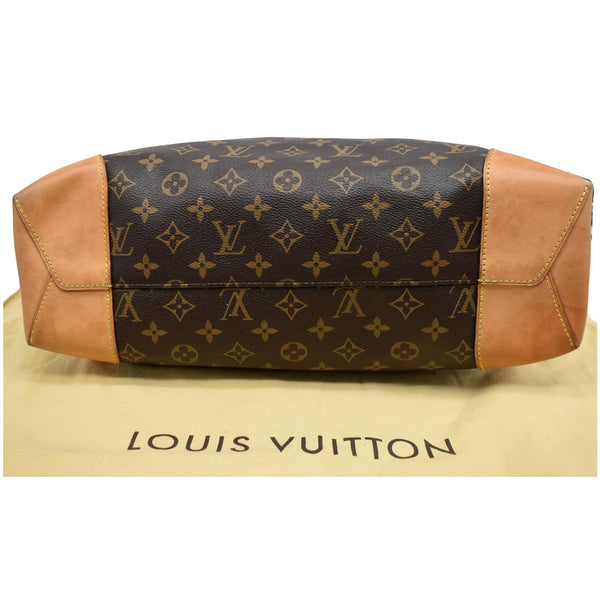 LOUIS VUITTON Berri MM Monogram Canvas Hobo Bag Brown
