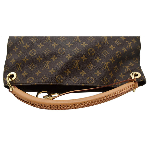 LOUIS VUITTON Artsy MM Monogram Canvas Hobo Bag Brown