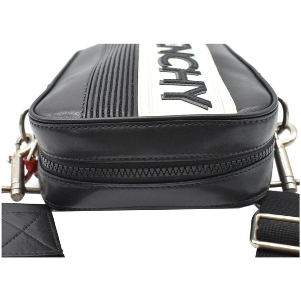 GIVENCHY MC3 Logo Leather Crossbody Bag Black