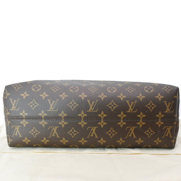 LOUIS VUITTON Graceful MM Monogram Canvas Shoulder Bag Brown