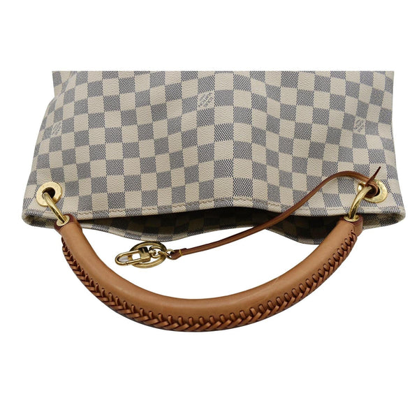 LOUIS VUITTON  Artsy MM Damier Azur Hobo Bag White