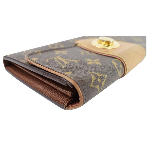 Louis Vuitton Monogram Canvas Boetie Wallet Brown texture