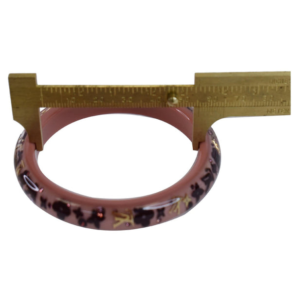 LOUIS VUITTON Monogram Inclusion TPM Bracelet Pink