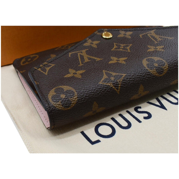 LOUIS VUITTON Jeanne Monogram Canvas Wallet Rose Ballerine