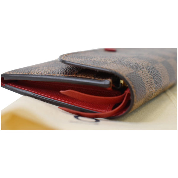 Louis Vuitton Damier Ebene Sarah Wallet Brown Women - side preview