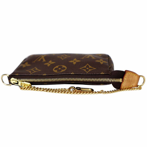 Zip Closure Lv Mini Pochette Monogram Canvas Pouch