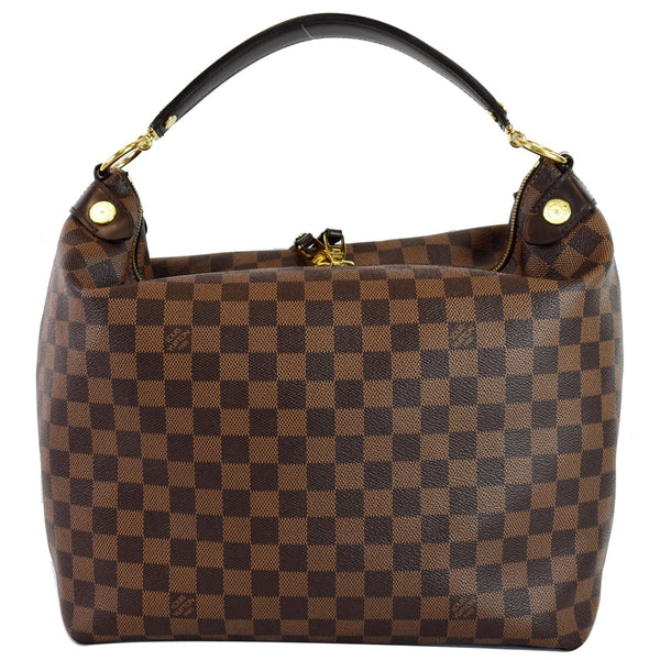 LOUIS VUITTON Duomo Hobo Damier Ebene Hobo Bag Brown