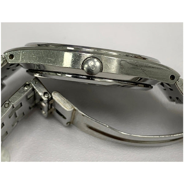 OMEGA Seamaster Cal 1342 Stainless Steel Quartz Men's Watch Vintage