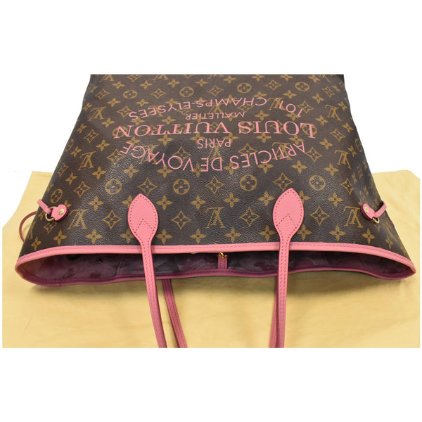 LOUIS VUITTON Neverfull GM Limited Edition Monogram Ikat Tote Bag Rose Velours