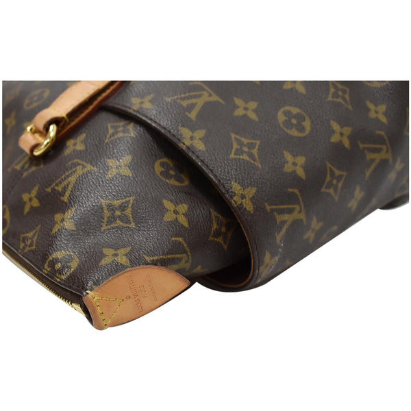 LOUIS VUITTON Totally MM Monogram Canvas Shoulder Bag Brown