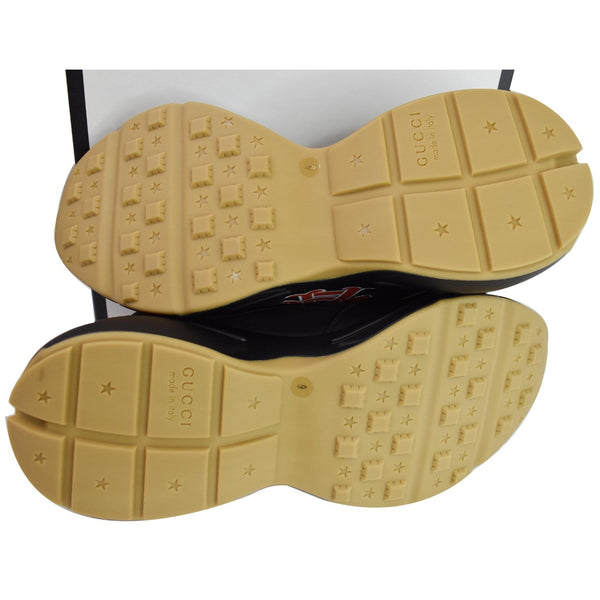 Gucci Rhyton LA Angels Leather Sneakers Black 548637 US 9