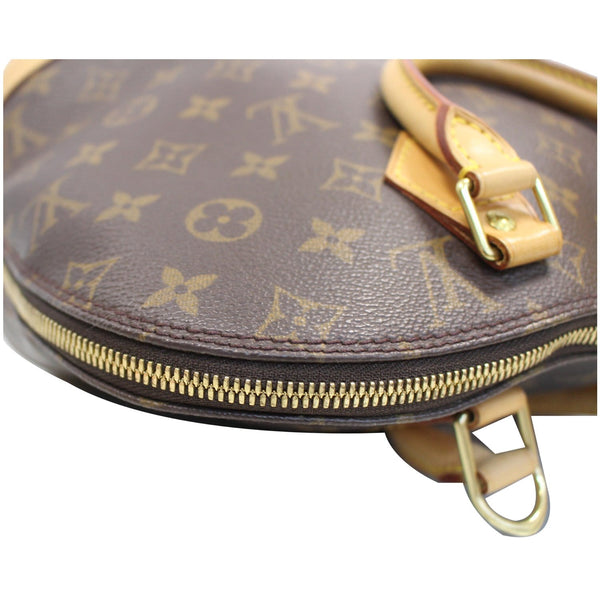 Louis Vuitton Alma Monogram Canvas Satchel Bag Brown - corner