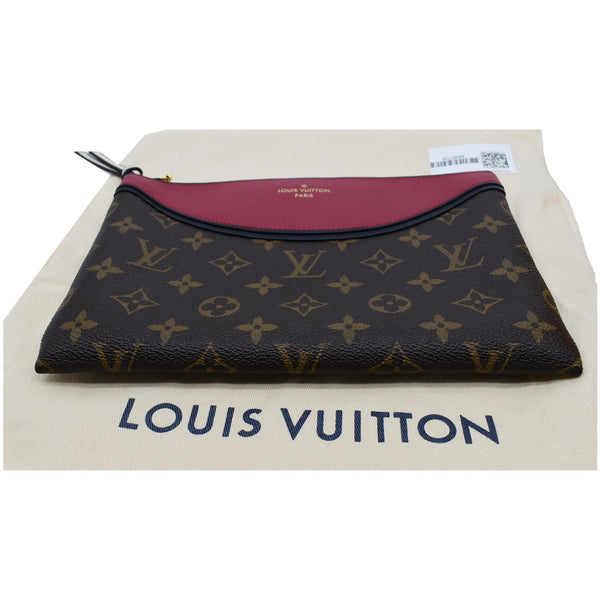 Louis Vuitton Tuileries Pochette NM Monogram Canvas Pouch - burgundy