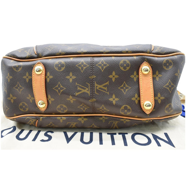 LOUIS VUITTON Galliera PM Monogram Canvas Shoulder Tote Bag Brown