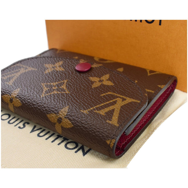 LOUIS VUITTON Rosalie Monogram Canvas Coin Purse Brown