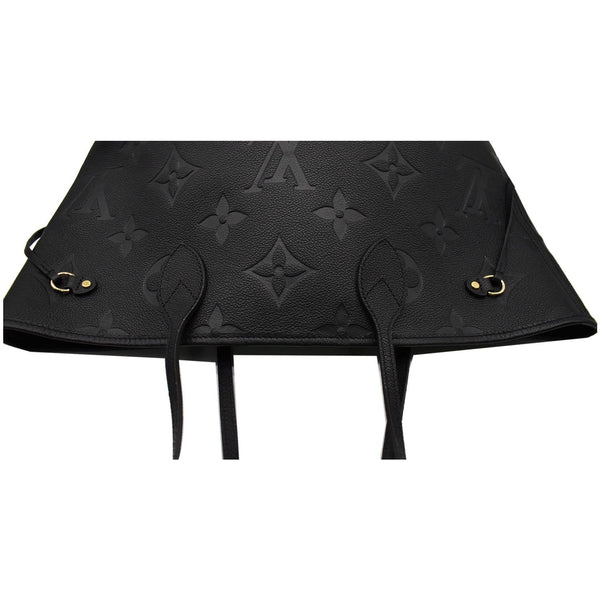 LOUIS VUITTON Neverfull MM Monogram Empreinte Tote Bag Black