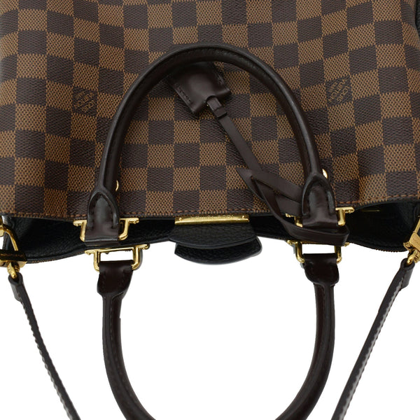 LOUIS VUITTON Brittany Damier Ebene Shoulder Bag Brown