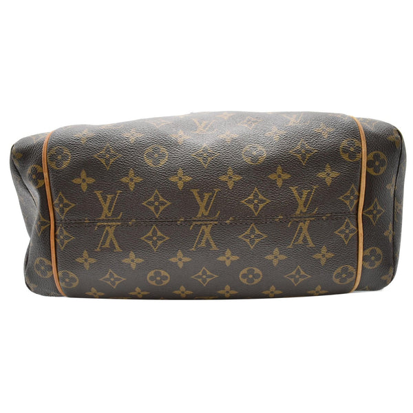 LOUIS VUITTON Totally MM Monogram Canvas Tote Shoulder Bag Brown