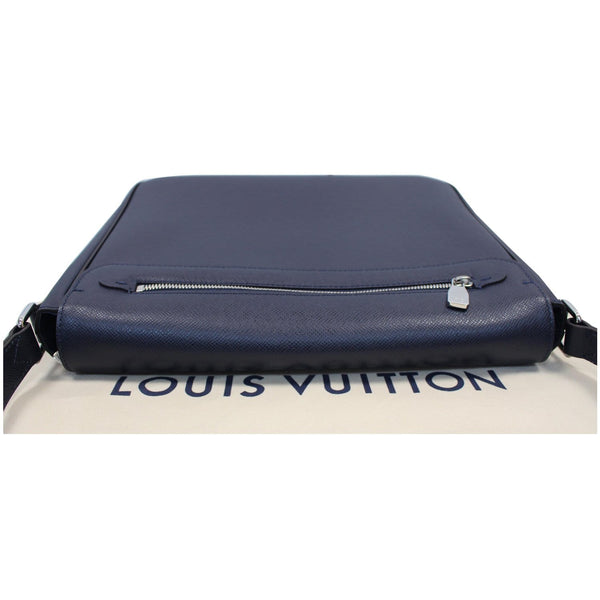 Close View Lv Roman MM Taiga Leather Messenger Bag