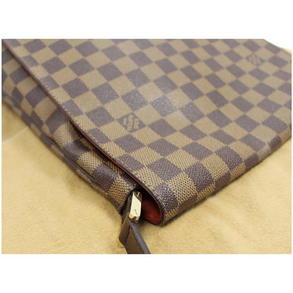 Louis Vuitton Musette Salsa GM Damier Ebene Crossbody Bag strap