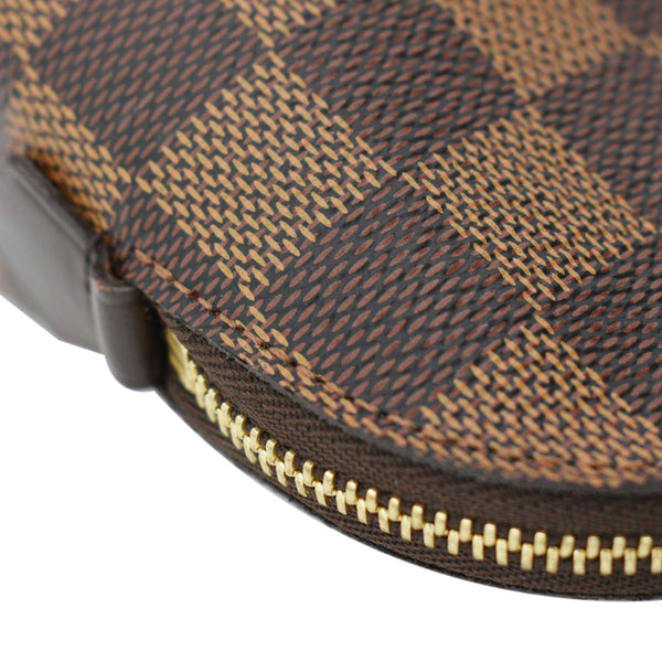 LOUIS VUITTON Damier Ebene Cosmetic Pouch Brown