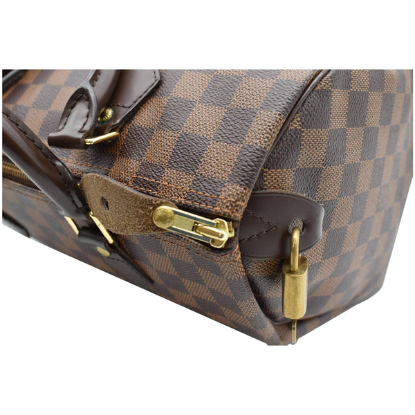 LOUIS VUITTON Speedy 30 Damier Ebene Satchel Bag Brown