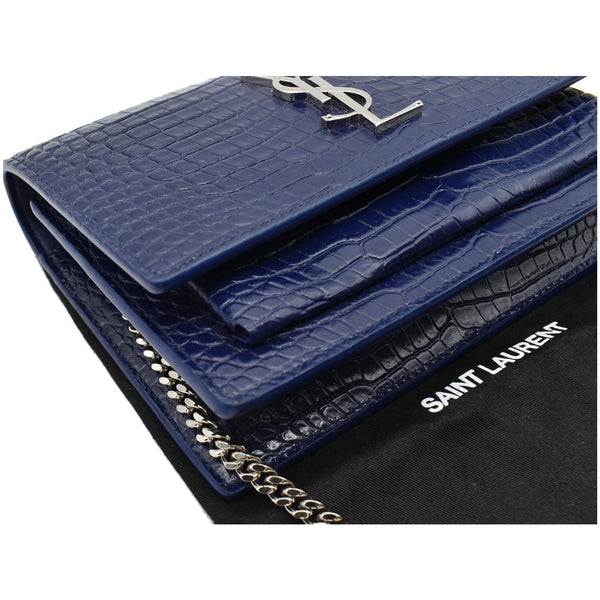 Yves Saint Laurent Sunset Medium Crocodile Leather Bag