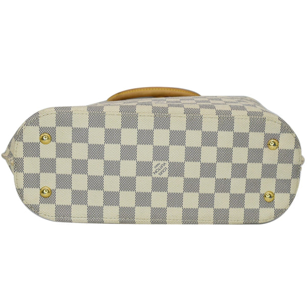 LOUIS VUITTON Girolata Damier Azur Shoulder Bag White