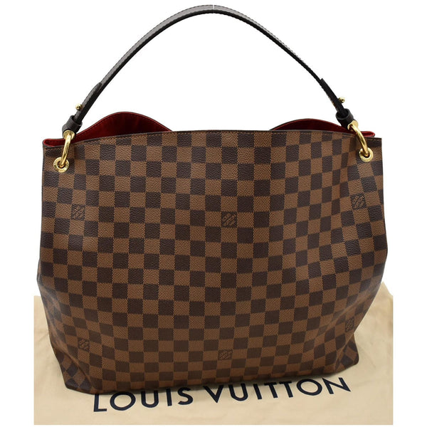LOUIS VUITTON Graceful MM Damier Ebene Shoulder Bag Brown