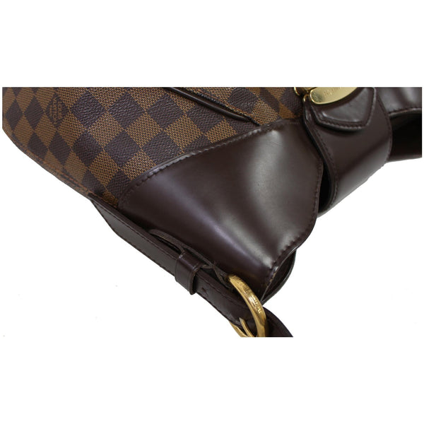 LOUIS VUITTON Sistina MM Damier Ebene Shoulder Bag Brown